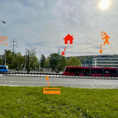 Rosnicka, Perfect Location With 24h Checkin, Balcony, Ac & Free Parking *