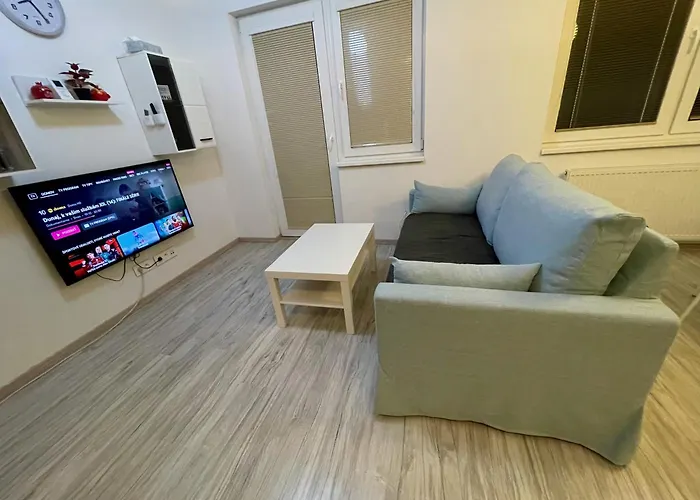 Apartment Rosnicka, Private Parking & 24H Checkin With Balcony And Ac